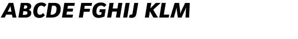 Congress Sans Extra Bold Italic Font UPPERCASE