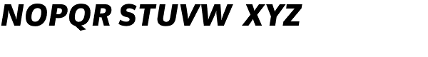 Congress Sans Extra Bold Italic Font UPPERCASE