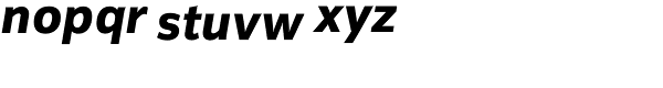 Congress Sans Extra Bold Italic Font LOWERCASE