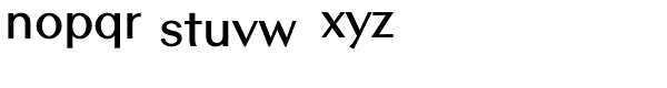 Contax Sans 75 Bold Font LOWERCASE
