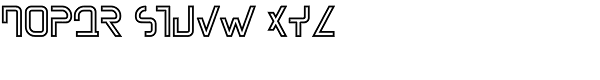 Context Outline Font UPPERCASE