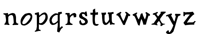 Conti Street Font LOWERCASE