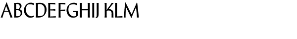Continental URW Regular Font UPPERCASE