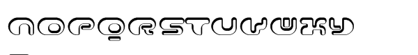 Contour Shaded Font LOWERCASE