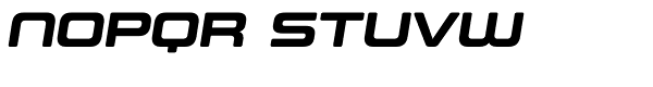 Controller Five Oblique Font UPPERCASE