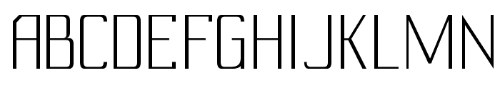Cony-Light Font UPPERCASE