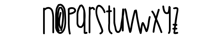 Cookiescream Font LOWERCASE