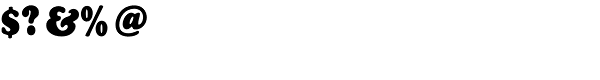 Cooper Black EF Bold Condensed Font OTHER CHARS