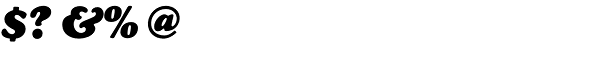Cooper Black Italic Font OTHER CHARS