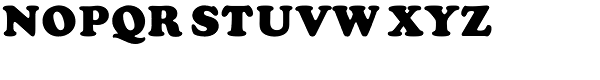 Cooper Black MN Font UPPERCASE