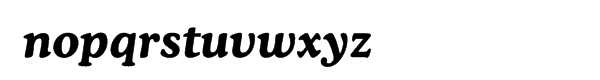 Cooper Multilingual Bold Italic Font LOWERCASE