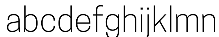 CooperHewitt-Light Font LOWERCASE
