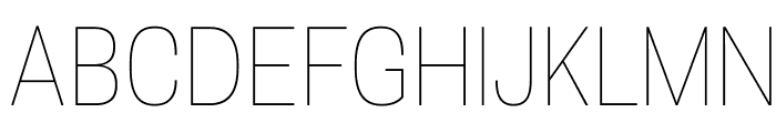 CooperHewitt-Thin Font UPPERCASE