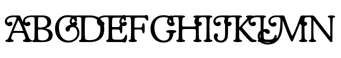 Coopman Font UPPERCASE