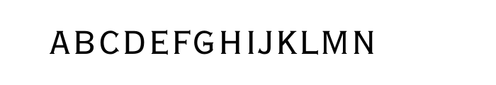 Copperplate Gothic Pro 29 BC Font LOWERCASE