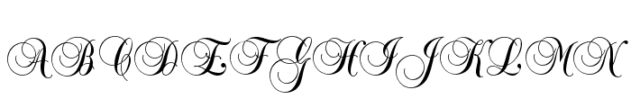 Copyist Thin Font UPPERCASE
