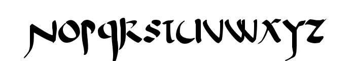 Corbei Uncial Font LOWERCASE