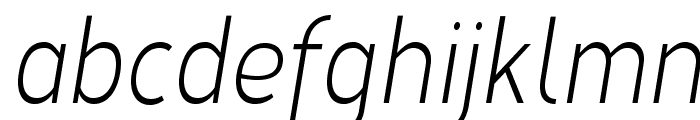 Corbert Italic Font LOWERCASE