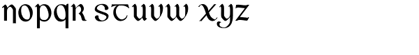 Corcaigh Font UPPERCASE
