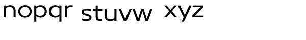 Core Sans N 43 Ex Regular Font LOWERCASE