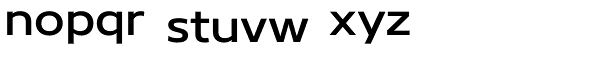 Core Sans N 53 Ex Medium Font LOWERCASE