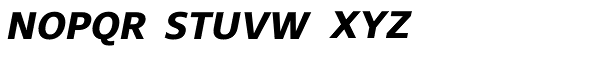 Core Sans N SC 65 Bold Italic Font LOWERCASE