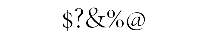 Cormorant Garamond Light Font OTHER CHARS