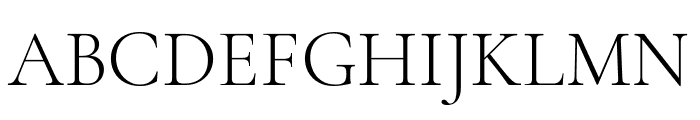 Cormorant Garamond Light Font UPPERCASE