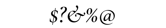 Cormorant Garamond Medium Italic Font OTHER CHARS