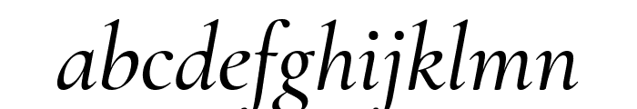 Cormorant Garamond Medium Italic Font LOWERCASE