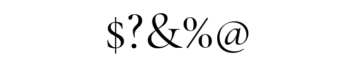 Cormorant Regular Font OTHER CHARS
