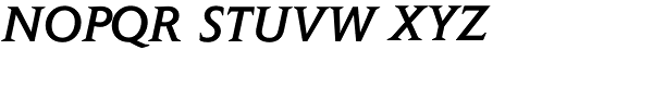 Cornet BQ-Italic Font UPPERCASE