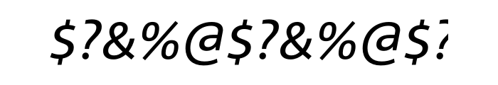 Corpid C1s Regular Italic Font OTHER CHARS