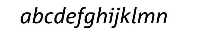 Corpid C1s Regular Italic Font LOWERCASE