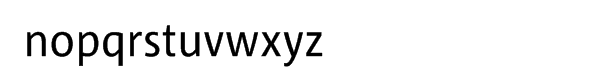 Corpid III C1 SemiCondensed Regular Font LOWERCASE