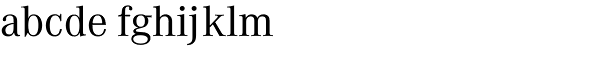 Corporate A Regular Font LOWERCASE