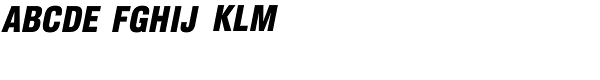 Corpus Gothic-Oblique Font UPPERCASE