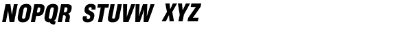 Corpus Gothic-Oblique Font UPPERCASE