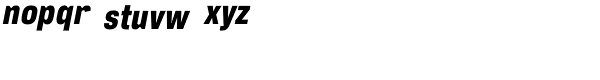 Corpus Gothic-Oblique Font LOWERCASE