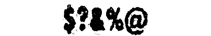 Corrupt Government Regular Font OTHER CHARS
