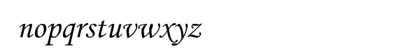 Corsiva® Monotype Cyrillic Alternate Two Font LOWERCASE