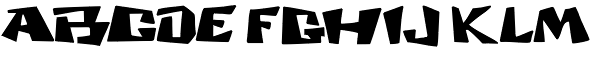 Cosmic Dude Font UPPERCASE