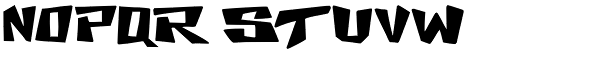 Cosmic Dude Font UPPERCASE