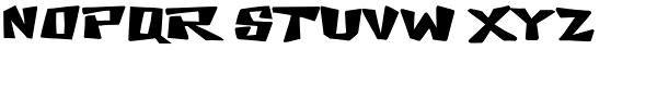 Cosmic Dude Font LOWERCASE
