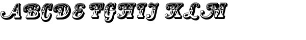 Country Western Swing Font UPPERCASE