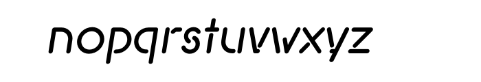 Covent BT Medium Oblique Font LOWERCASE