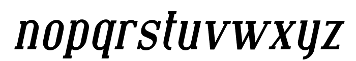 Covington Bold Italic Font LOWERCASE