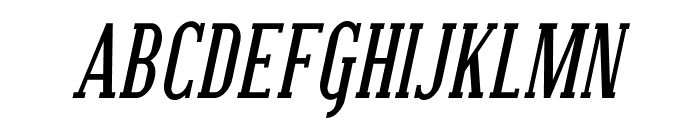 Covington Cond Bold Italic Font UPPERCASE