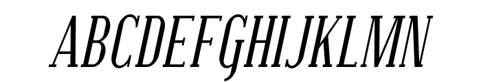 Covington Cond Italic Font UPPERCASE