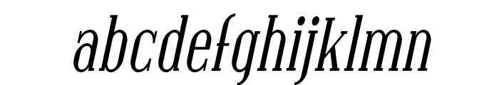 Covington Cond Italic Font LOWERCASE